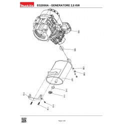 Makita Spare Parts for Power Generator EG2850A
