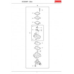 Makita Spare Parts for Chainsaw DCS230T