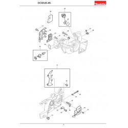 Makita Spare Parts for Chainsaw DCS50-45