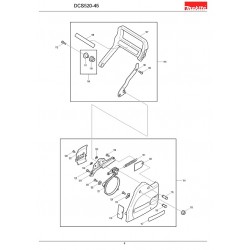 Ricambi Makita per Motosega DCS520-45