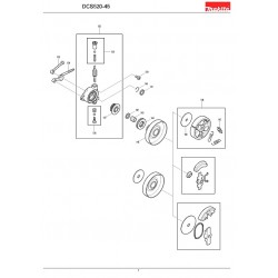 Makita Spare Parts for Chainsaw DCS50-45