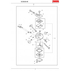 Ricambi Makita per Motosega DCS520-45