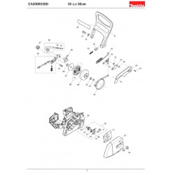 Makita Spare Parts for Chainsaw EA3500S35B