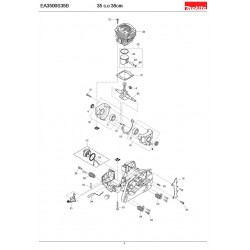 Makita Spare Parts for Chainsaw EA3500S35B
