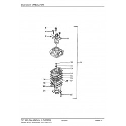 Tanaka Spare Parts for Hedgecutter THT 210