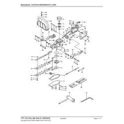 Tanaka Spare Parts for Hedgecutter THT 210