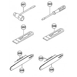 Ricambi Tanaka per Motosega TCS-2801S