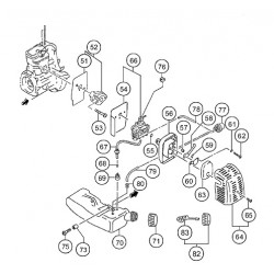 Tanaka Spare Parts for Hedge Trimmer HTD2530PF
