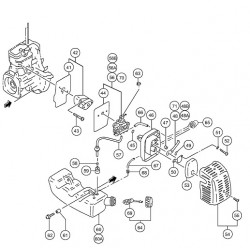 Tanaka Spare Parts for Hedge Trimmer THT-2530