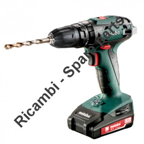 Metabo Spare Parts for Cordless Drill SB 18
