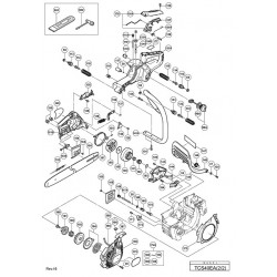 Ricambi Tanaka per Motosega TCS-40EA