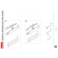 Dolmar Spare Parts for Chainsaw PS420SC/45