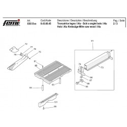 Femi Spare Parts for Miter Saw XXX EVO-8436045