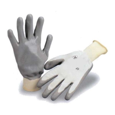 Guanti Grigi Nylon Spalmati Tg 8