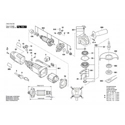 Bosch Spare Parts for Angle Grinder PWS Universal