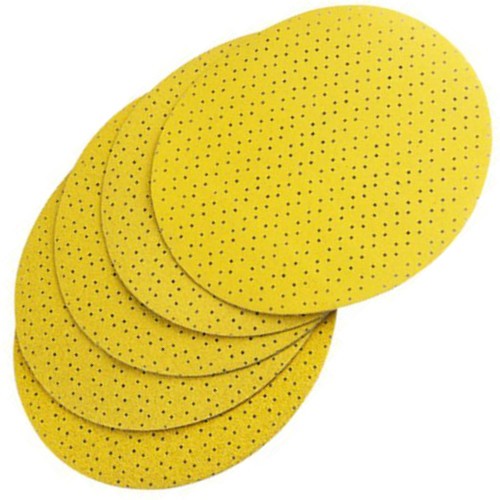 70 Dischi Abrasivi Per Levigatrice Orbitale Da 5 Pollici (125 Mm) - 8 Fori, Grana 80 A 320 - Antiblocco Diamantato