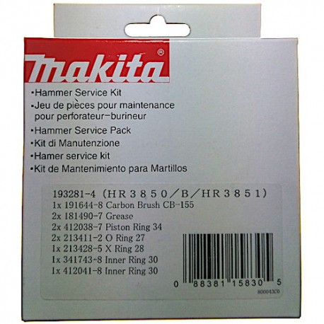 Kit Manutenzione per Martello Demolitire HR3850 - 3850B