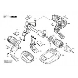 Bosch Spare Parts for Cordless Drills PSR 14,4-2 - PSR 14,4 LI-2