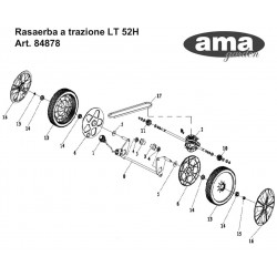 Ama Spare Parts for Lawnmower LT 52H