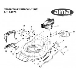 Ama Spare Parts for Lawnmower LT 52H