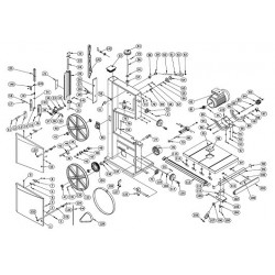Fox Spare Parts for Vertical Bandsaw F28-194B
