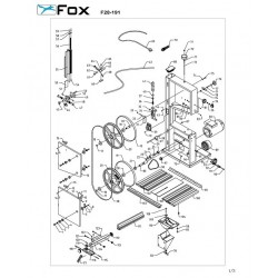 Fox Spare Parts for Vertical Bandsaw F28-191
