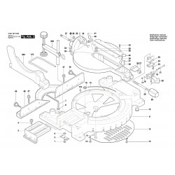 Bosch Spare Parts for Miter Saw GTM 12