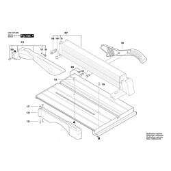 Bosch Spare Parts for Miter Saw GTM 12