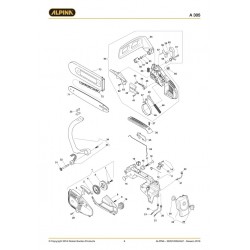 Alpina Spare Parts for Chain Saw A 305