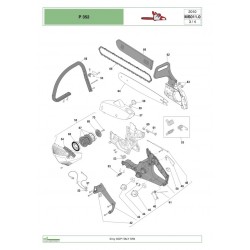 Castor Spare Parts for Chain Saw CP 3540