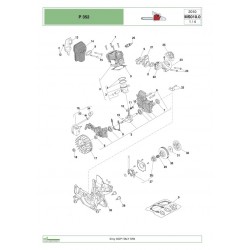 Castor Spare Parts for Chain Saw CP 3540