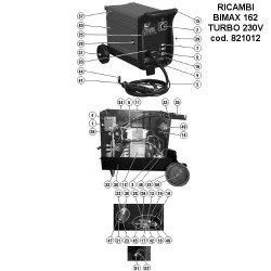 Ricambi Telwin per Saldatrici Bimax 162 Turbo