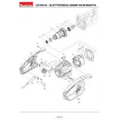Ricambi Makita per Elettroseghe UC3551A