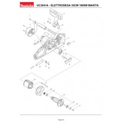 Makita Spare Parts for Electric Chainsaws UC3541A