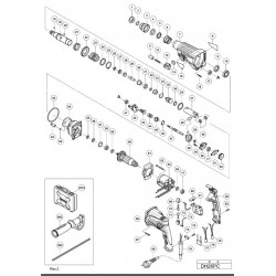 Ricambi Hitachi per Tassellatore Elettrico DH26PC