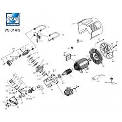 FIAC Spare Parts for Piston Air Compressor Pump VS 314