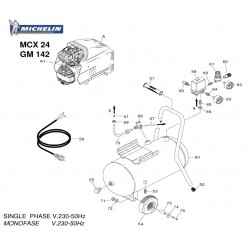 Michelin Spare Parts for Piston Air Compressor MCX 24