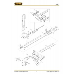 Alpina Spare Parts for Brushcutter B 26 J