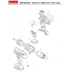 Makita Spare Parts for Cordless Screwdriver BHP453RHE