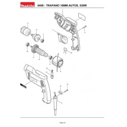 Ricambi Makita per Trapano Avvitatore 6408