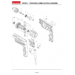 Ricambi Makita per Trapano Avvitatore DP2011