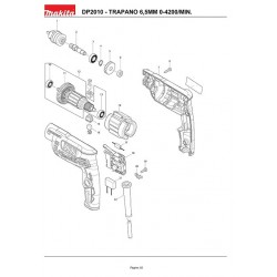 Makita Spare Parts for Screw Drill DP2010