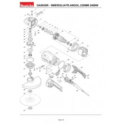 Ricambi Makita per Smerigliatrice Angolare GA9030R