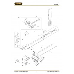 Ricambi Alpina per Decespugliatore TB 250 J