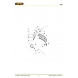 Alpina Spare Parts for Brushcutter B33