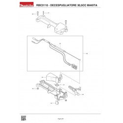 Makita Spare Parts for Brusch Cutter RBC3110