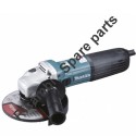 Ricambi Makita per Smerigliatrice Angolare GA6040CF