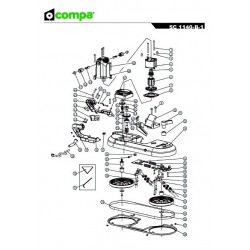 Ricambi Compa-OMS per Segatrice a Nastro SC1140B
