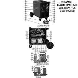 Ricambi Telwin per Saldatrice Mastermig 500