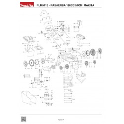 Ricambi Makita per Rasaerba PLM5113